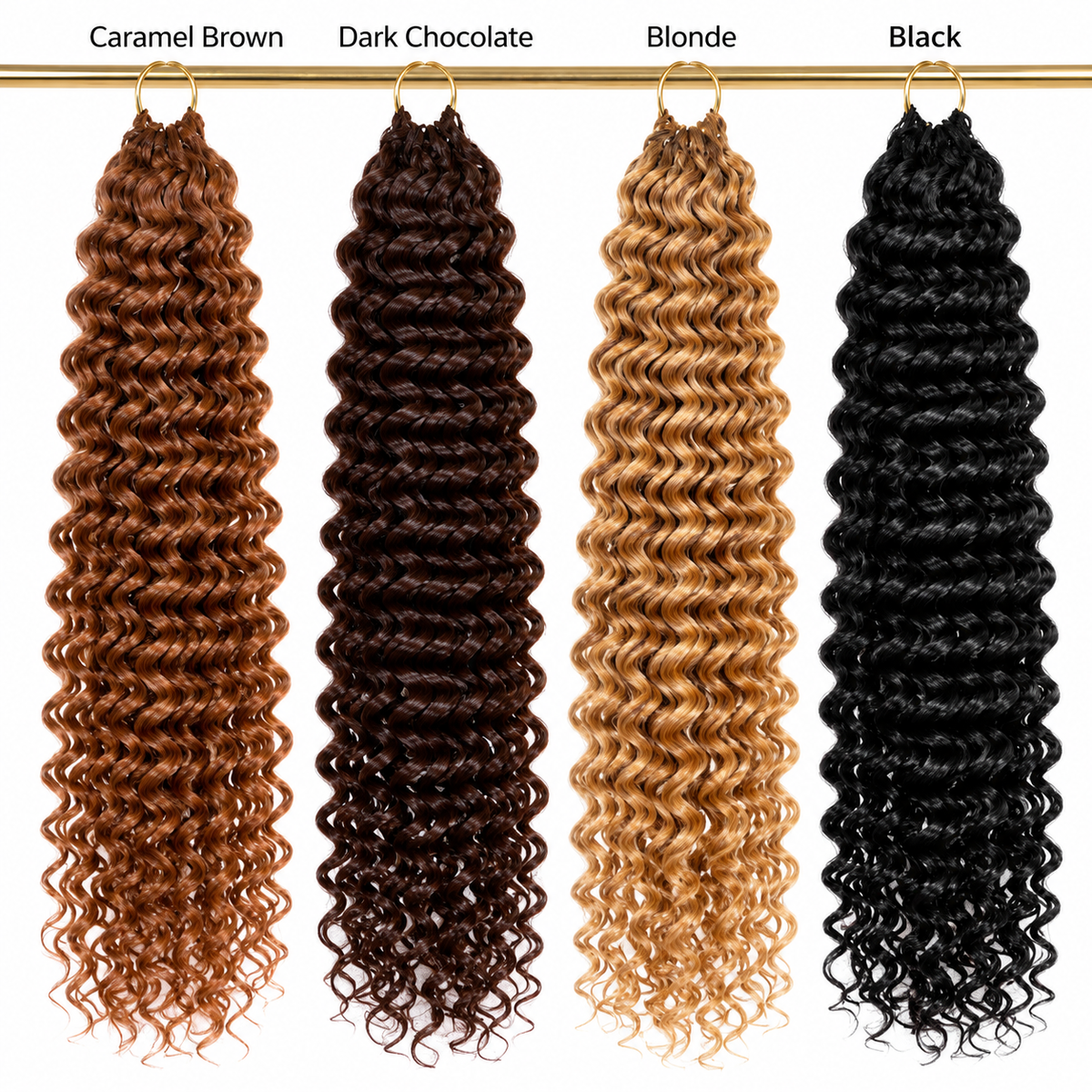 Miracle Knots / Feather Crochet – Human Hair Blend | 22 Inches